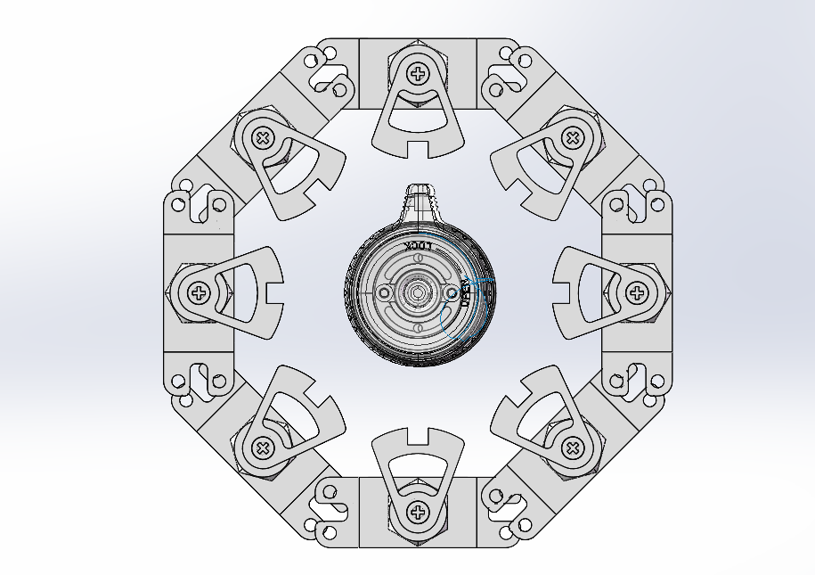 镜头盖组装工装